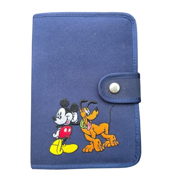NWT Disney Store Mickey Mouse and Pluto Blue Adress Book - Picture 1 of 4
